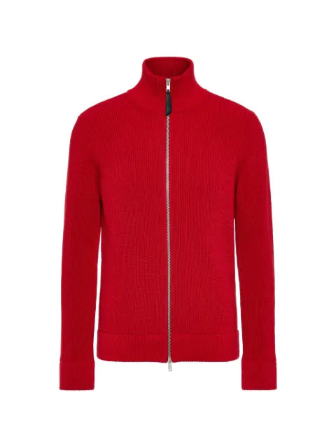 Maison Margiela ribbed zip-up sweatshirt