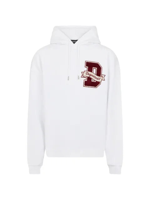DSQUARED2 logo-patch hoodie