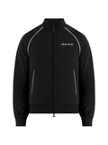 Manière De Voir signature piped track jacket black