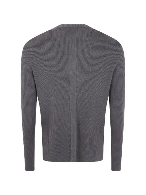 Rick Owens ribbed-knit panelled sweater