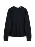 Sunflower waffle-knit long-sleeve sweater