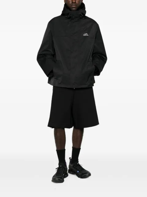 Balenciaga Techwear windbreaker jacket in black