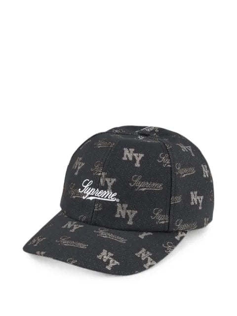 Supreme monogram baseball cap