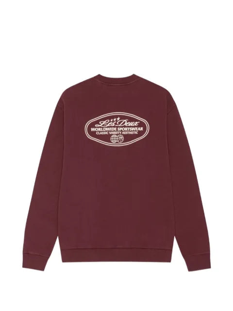 Les Deux logo-print jersey sweatshirt