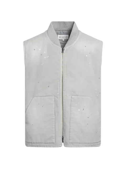 Maison Margiela paint-splatter gilet