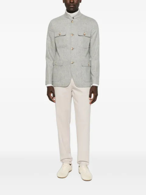 Gran Sasso button-up wool jacket