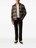 Marc O'Polo check-pattern zip-up jacket