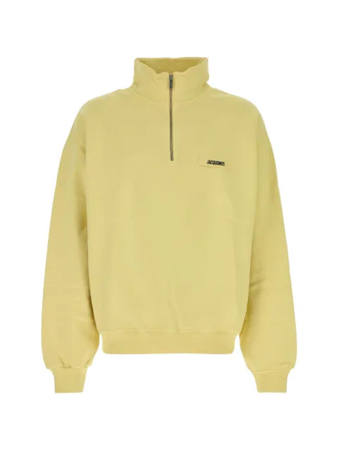 Jacquemus Le Camionneur Gros Grain quarter-zip sweater