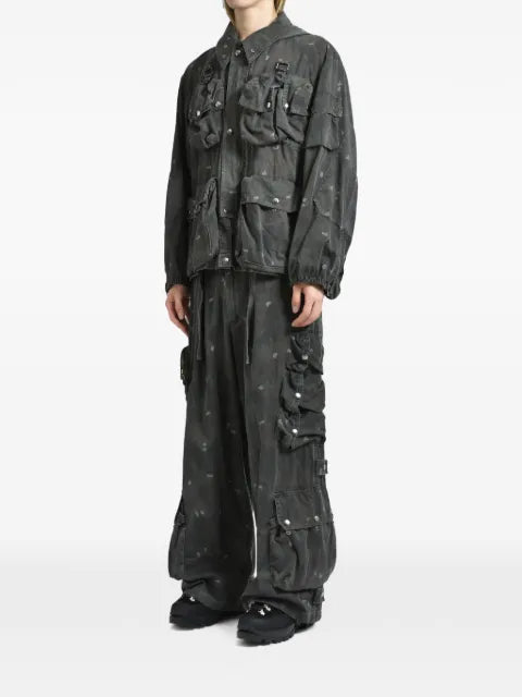 DAIRIKU camouflage-print hooded jacket