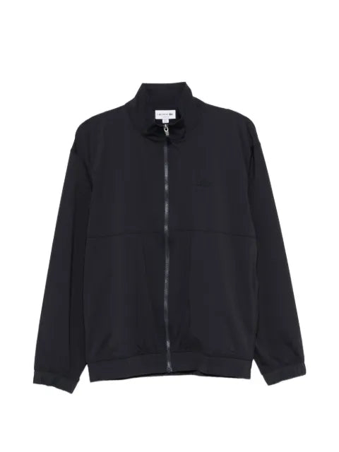 Lacoste logo-patch zip-up jacket