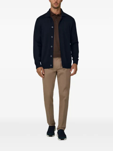 Boggi Milano cardigan in extrafine merino-wool