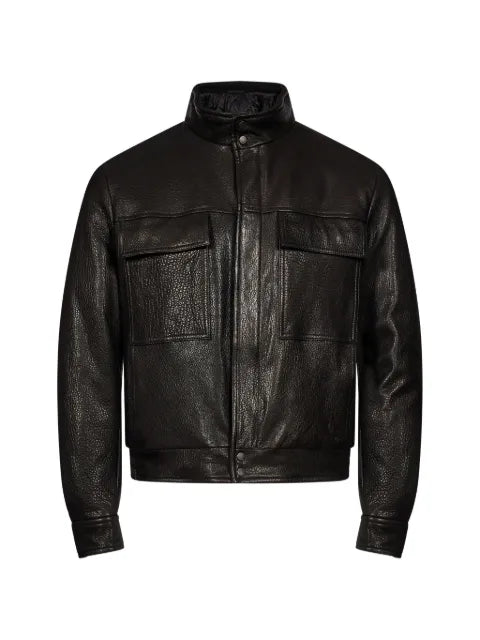 Salvatore Santoro grained-leather jacket