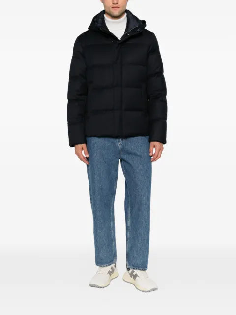 Duno Winsor hooded quilted jacket