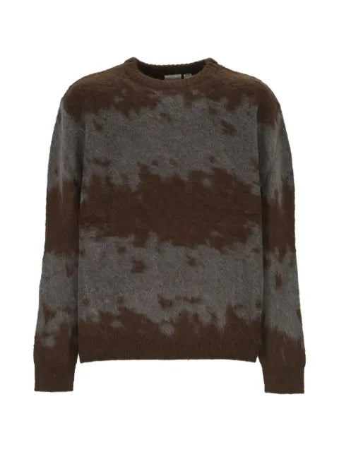 Gramicci Mohair splatter-pattern mohair-blend sweater