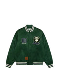 AAPE BY *A BATHING APE® logo-patch varsity jacket