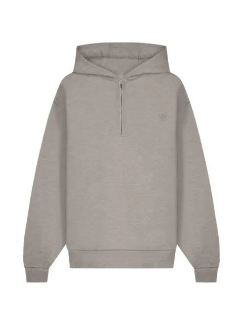 Filling Pieces half-zip cotton hoodie