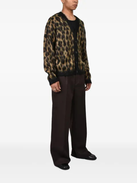 CEDARWOOD leopard-print cardigan