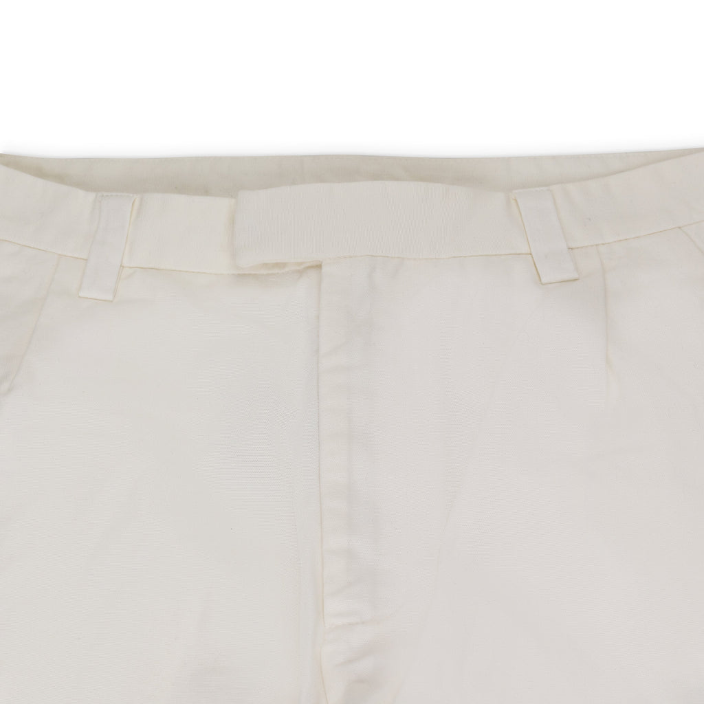White Winnie Bottom Closure Trouser