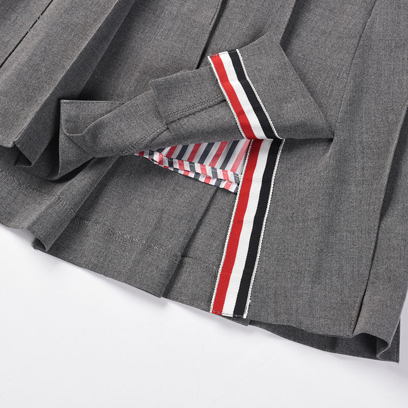 Women's Layered Pleated Mini Skirt | Thom Browne