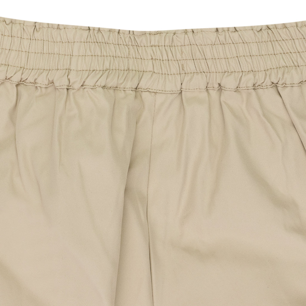 BEIGE WIDE-LEG PANTS