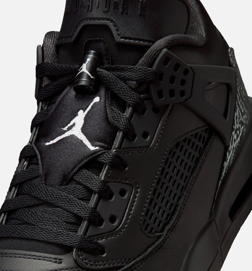 Spizike Low Men's Sneakers - Black/Black/Metallic Silver