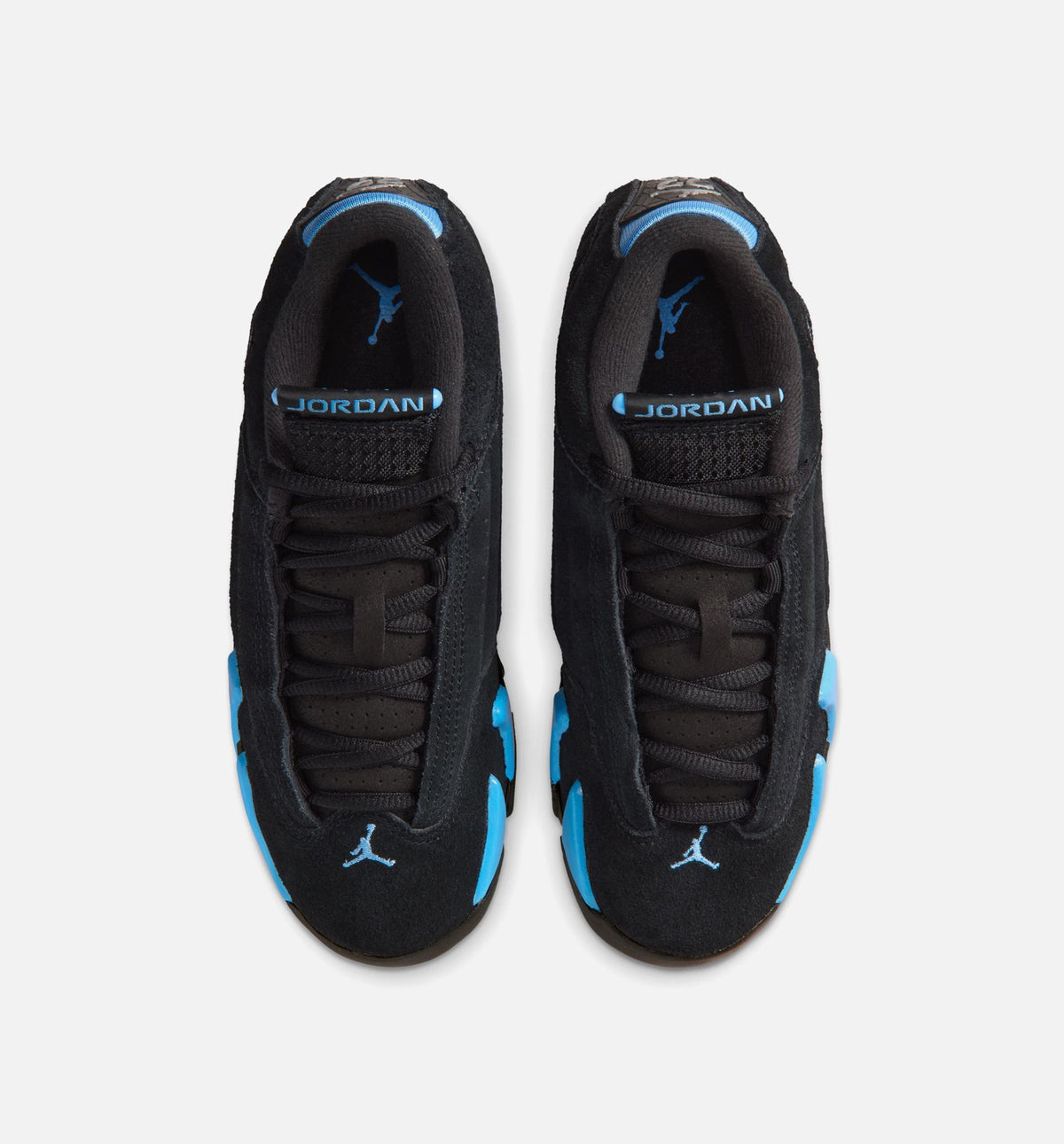 Air Jordan 14 Retro 'Black University Blue' Grade School - Black/White/University Blue