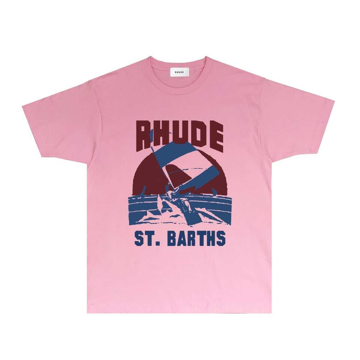 Rhude T-shirts Printed Trendy Pure Cotton
