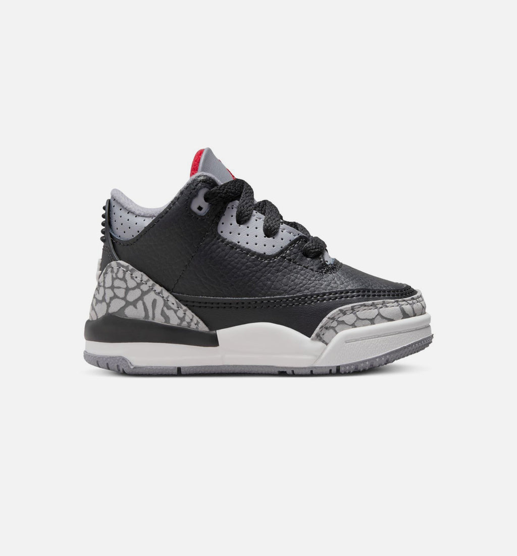 Air Jordan 3 Retro Black Cement Infant & Toddler Lifestyle Shoe