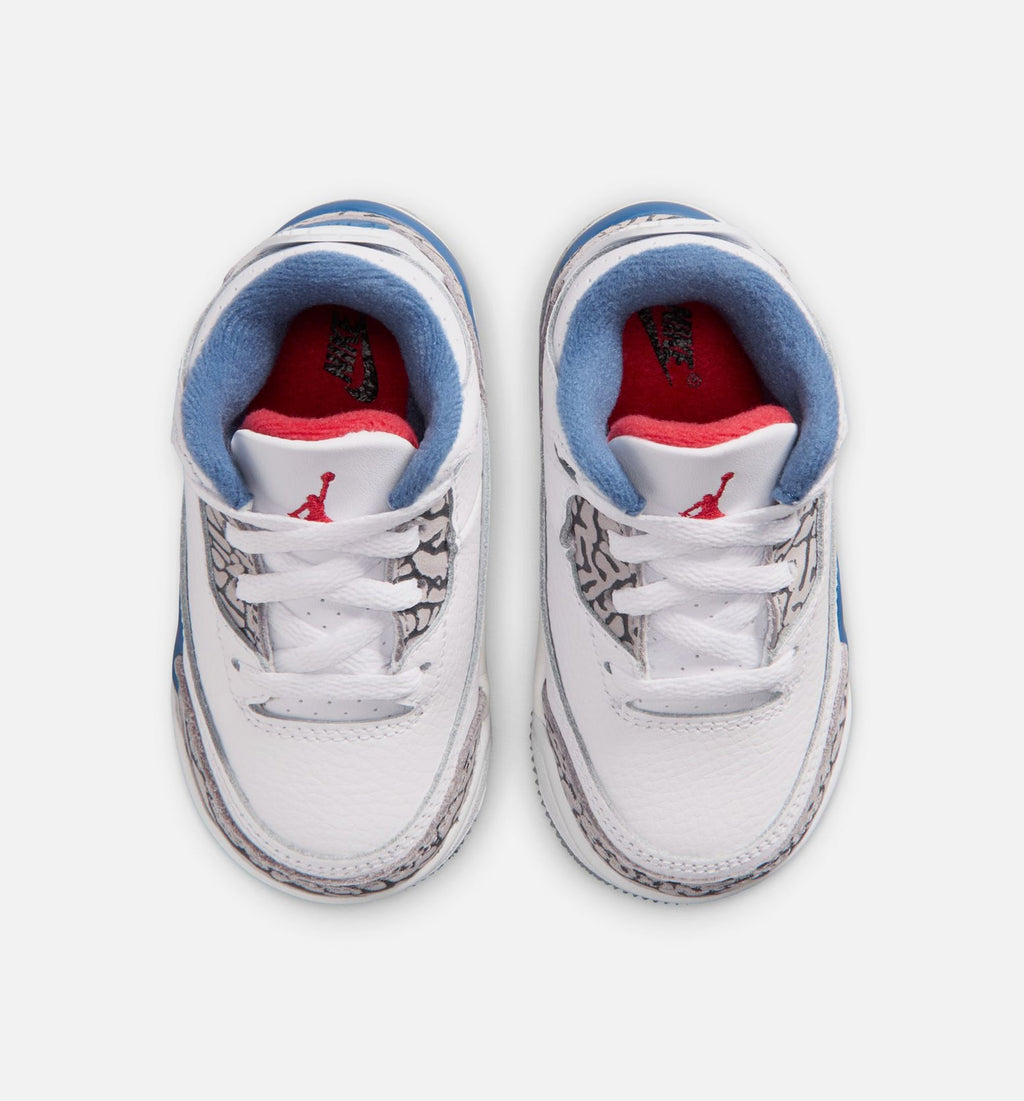 Air Jordan 3 Retro OG “True Blue” Baby and Toddler Lifestyle Shoes