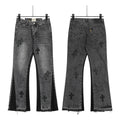 Chrome Hearts Gallery Dept Cross Patch Flare Denim Jeans