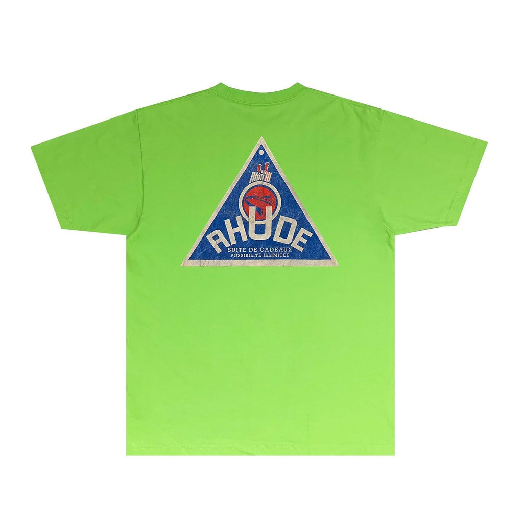 Rhude T-shirts Printed Trendy Pure Cotton