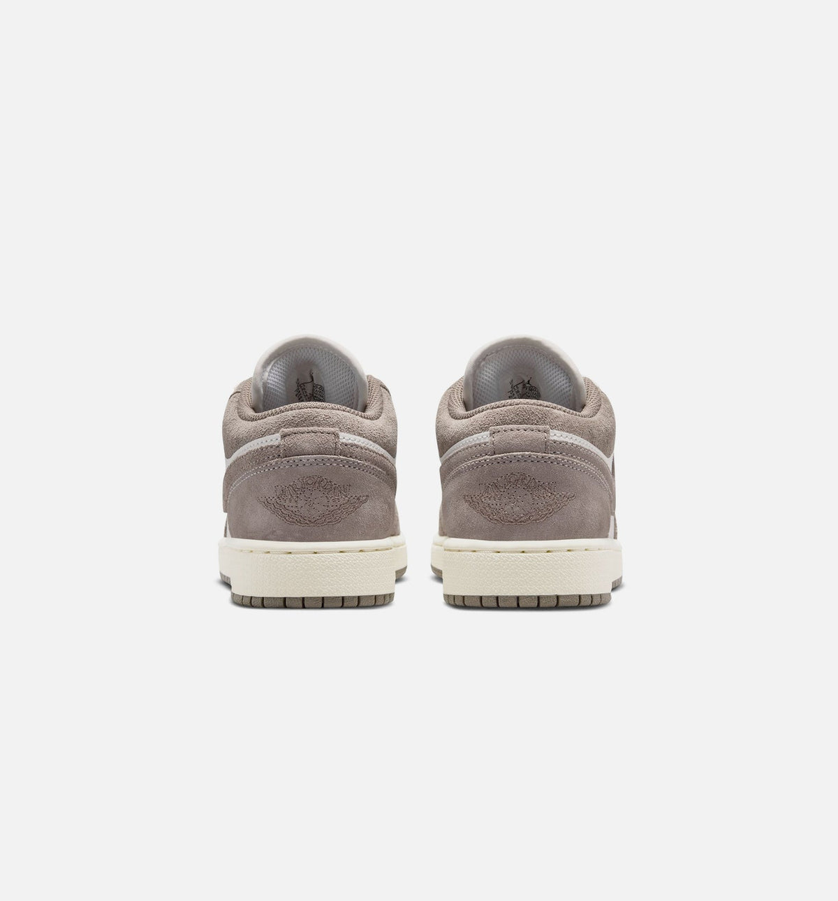 Air Jordan 1 Low Grade School Lifestyle Shoes - Olive Grey