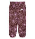 Sp5der AOP Sweatpants Brown/Pink