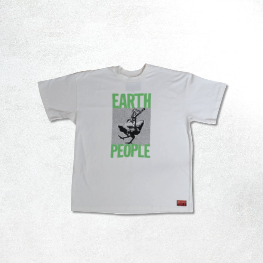 Earth People Rosko Tee: White