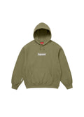 Supreme Box Logo Hooded Sweatshirt Light Olive