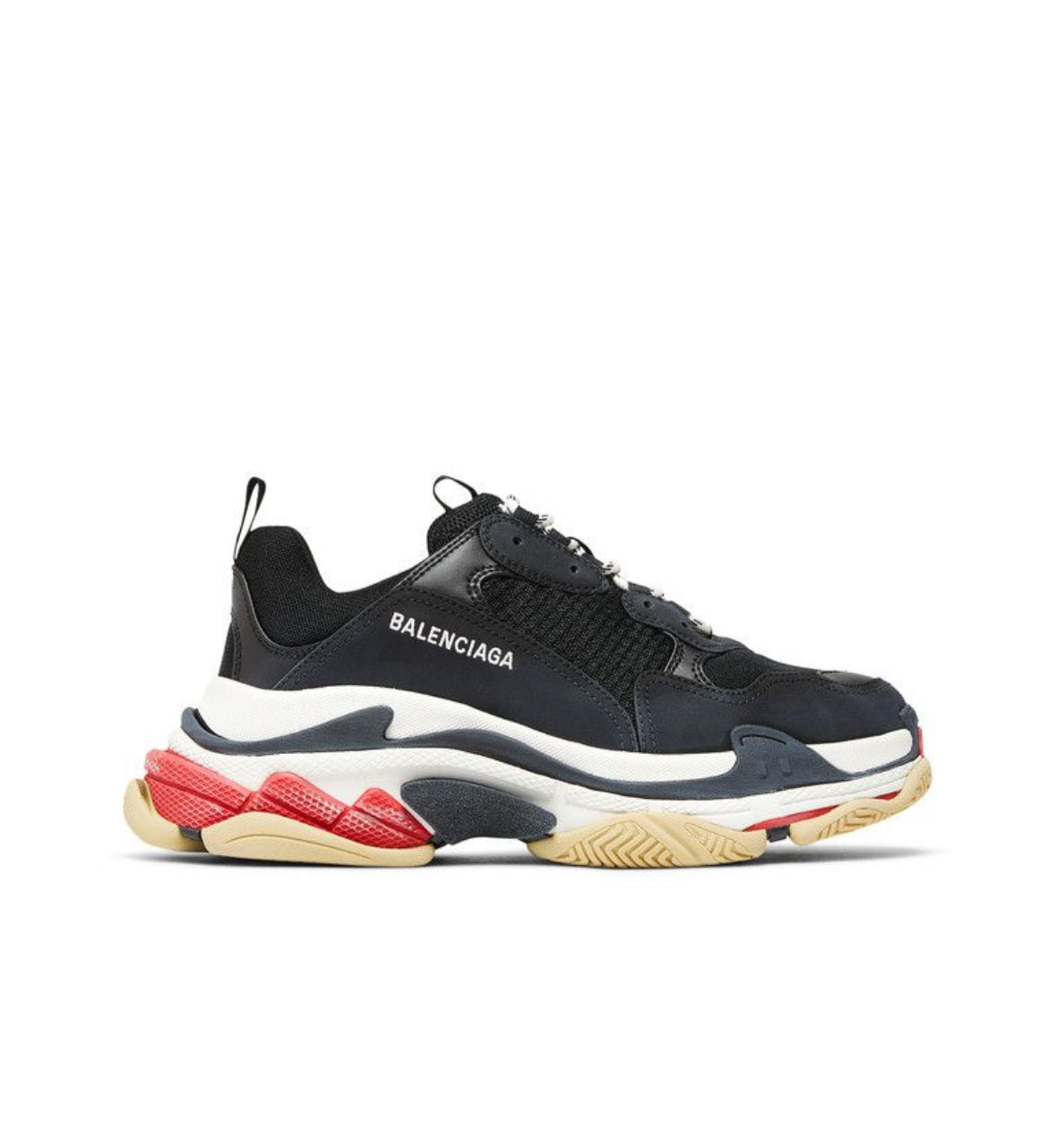 Balenciaga Triple S Sneaker Black Red