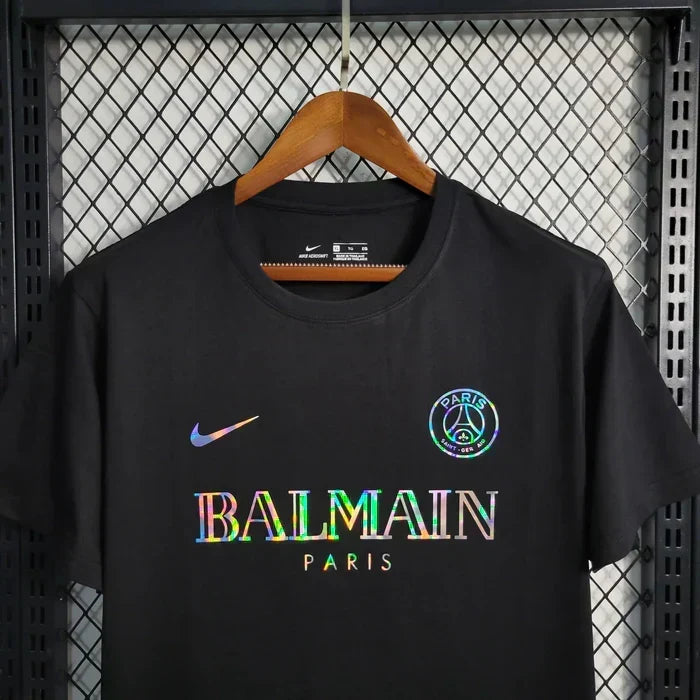 PSG Paris Saint-Germain "Balmain" Black Limited Jersey