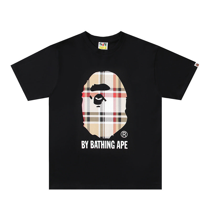 BAPE Ape Head Graphic Tee Loose Unisex Streetwear T-Shirt