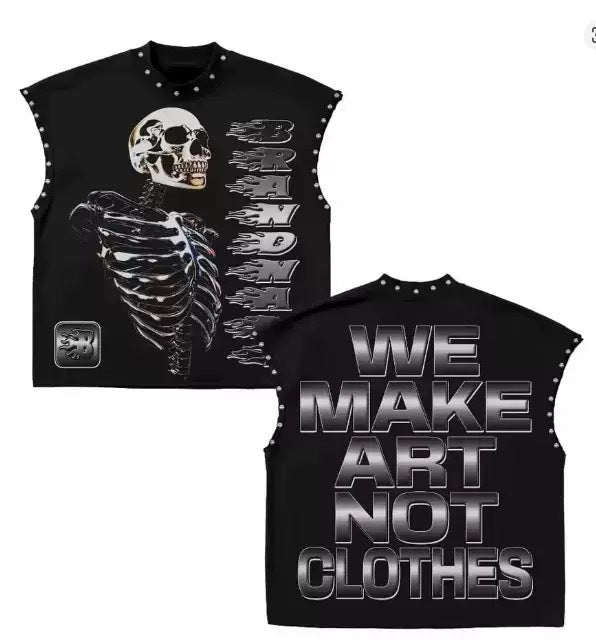 Saints Global Double-Sided Graphic Rivet Tank Top Unisex