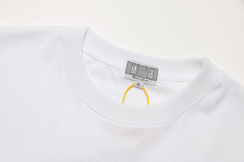 Cav Empt Embroidered Letter Short Sleeve Crew Neck T-Shirt Unisex