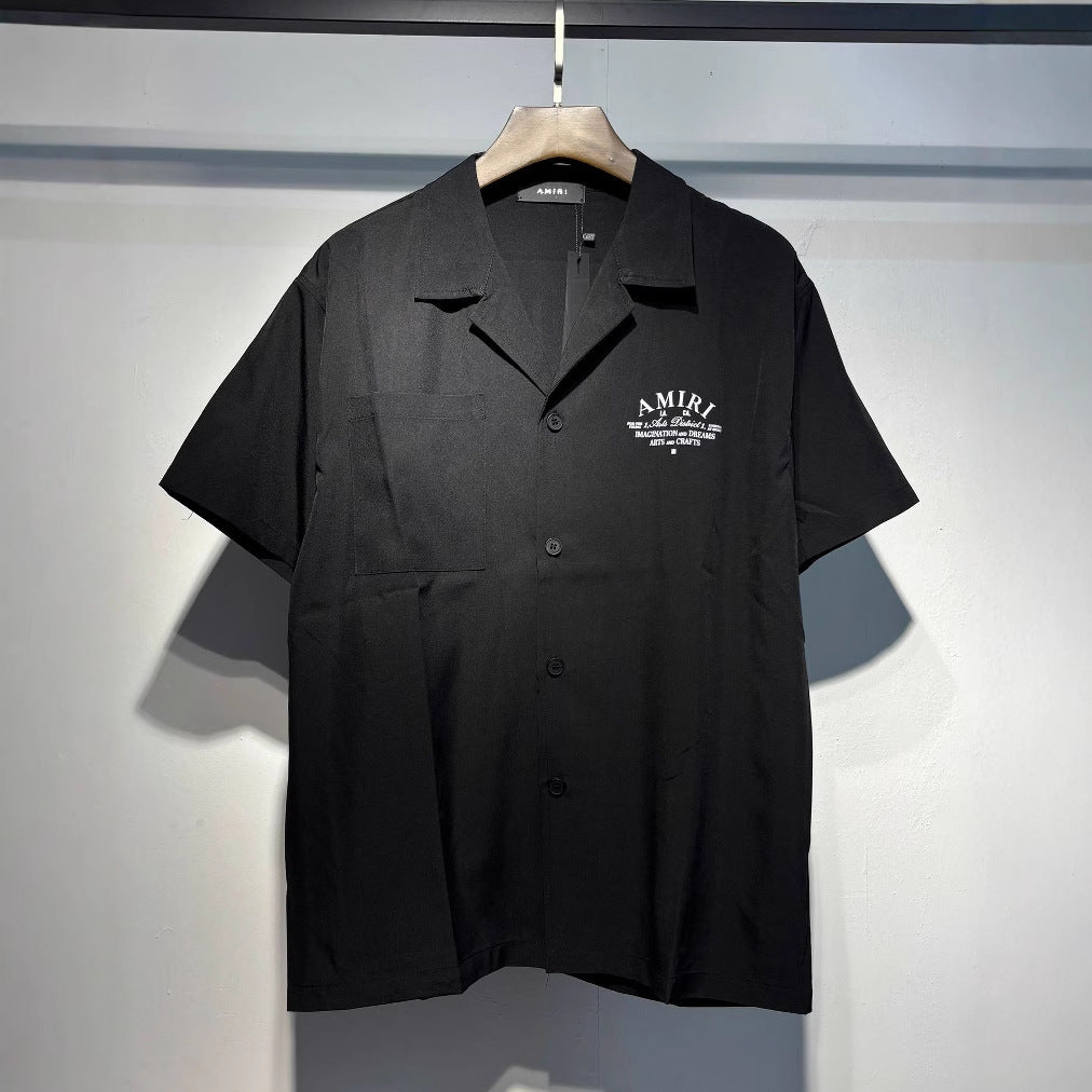 Amiri Letter Graphic Relaxed-Fit Shirt