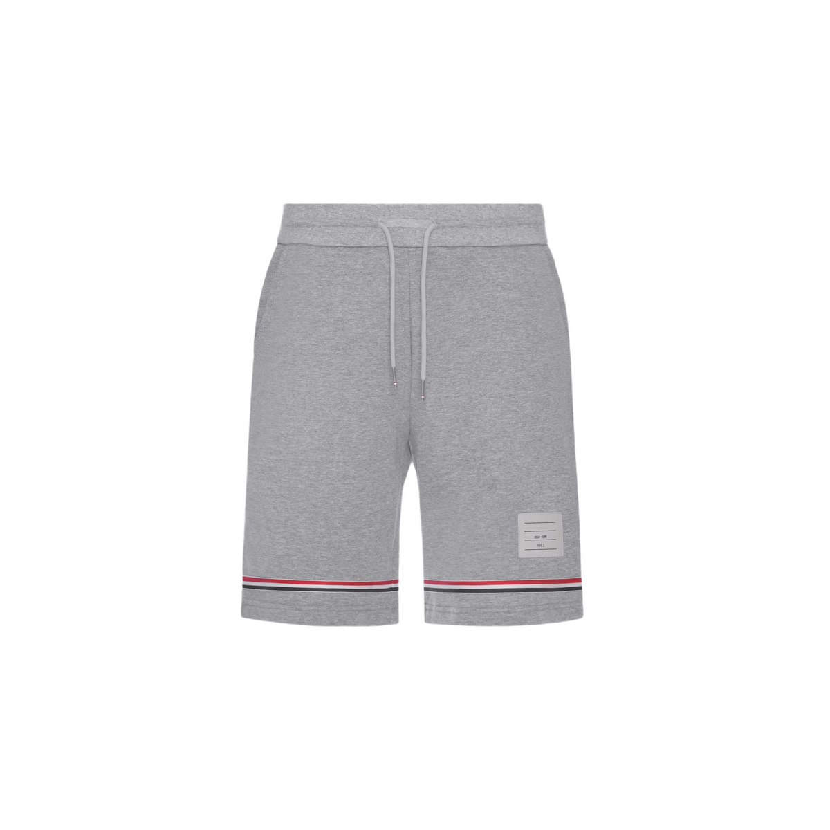 Thom Browne Style Tricolor ribbon unisex shorts