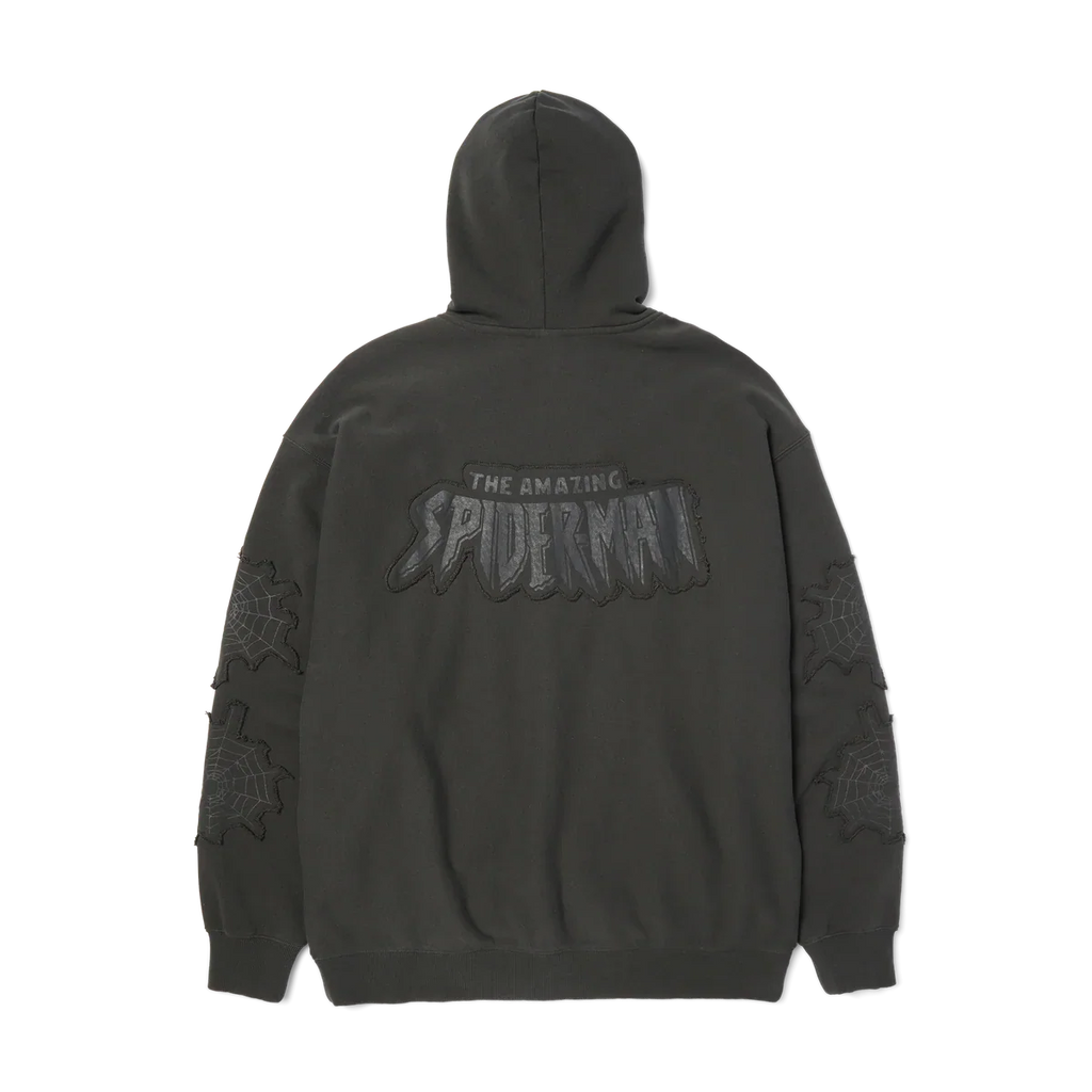 HUF Spiderman Web Full Zip Washed Hoodie