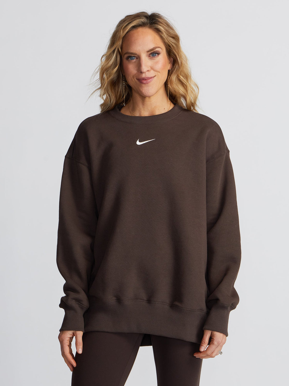 Oversized Crew-Neck Sweatshirt