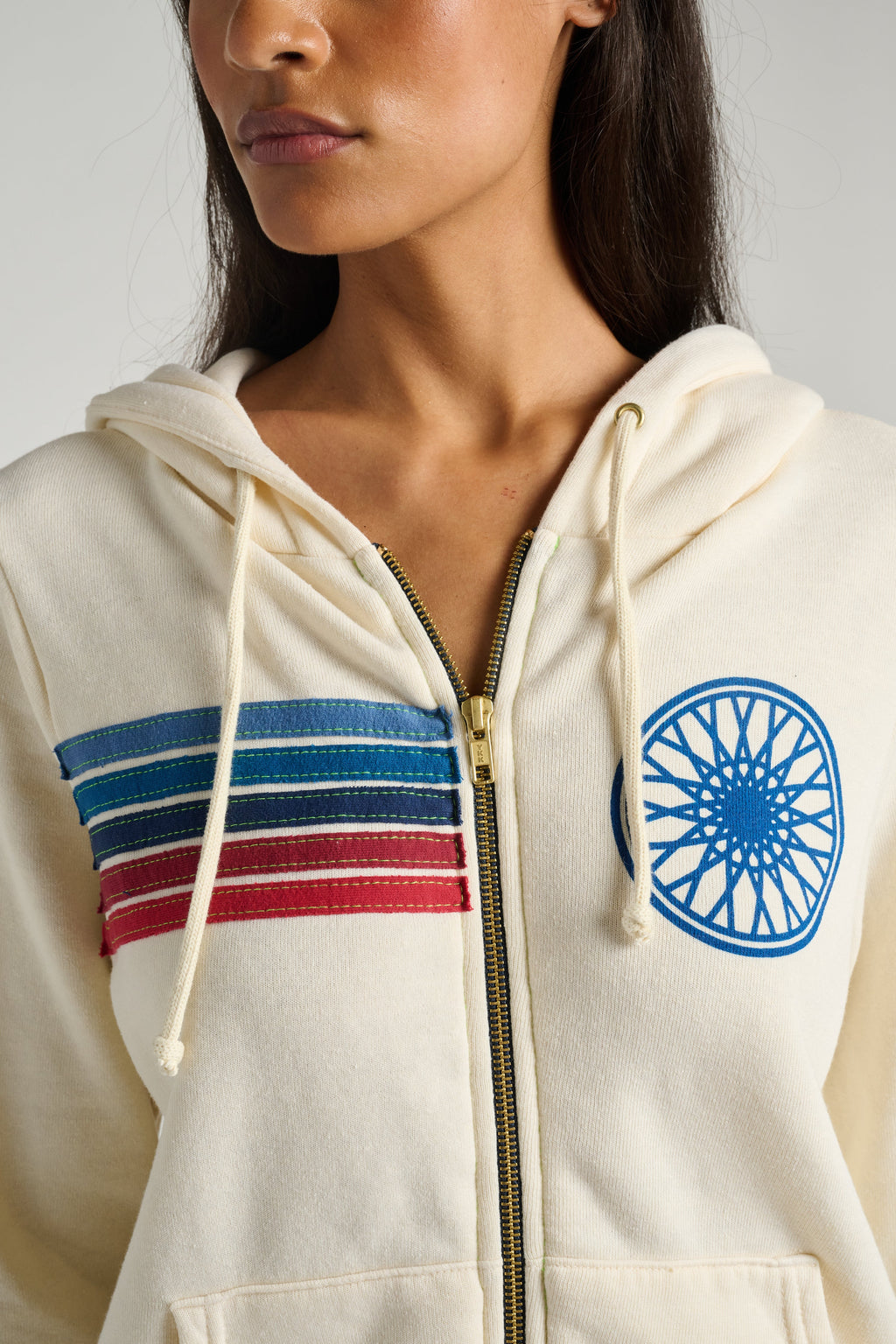SOUL 5 STRIPE ZIP HOODIE
