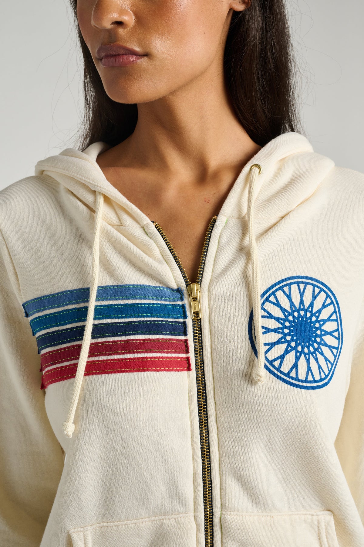 SOUL 5 STRIPE ZIP HOODIE