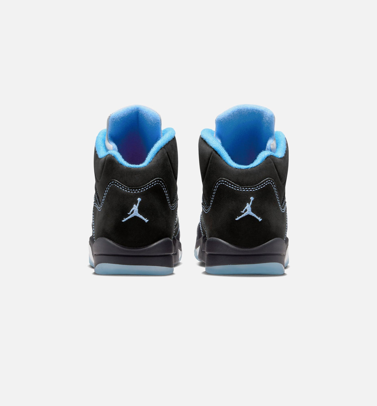 Air Jordan 5 Retro "Black Carolina" Little Kids' Shoe – Black/University Blue/White