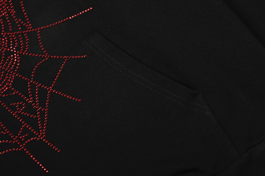 Sp5der Spider Web Graphic Hoodie & Sweatpants Set