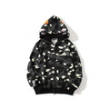 BAPE Shark WGM Camouflage Zip Hoodie