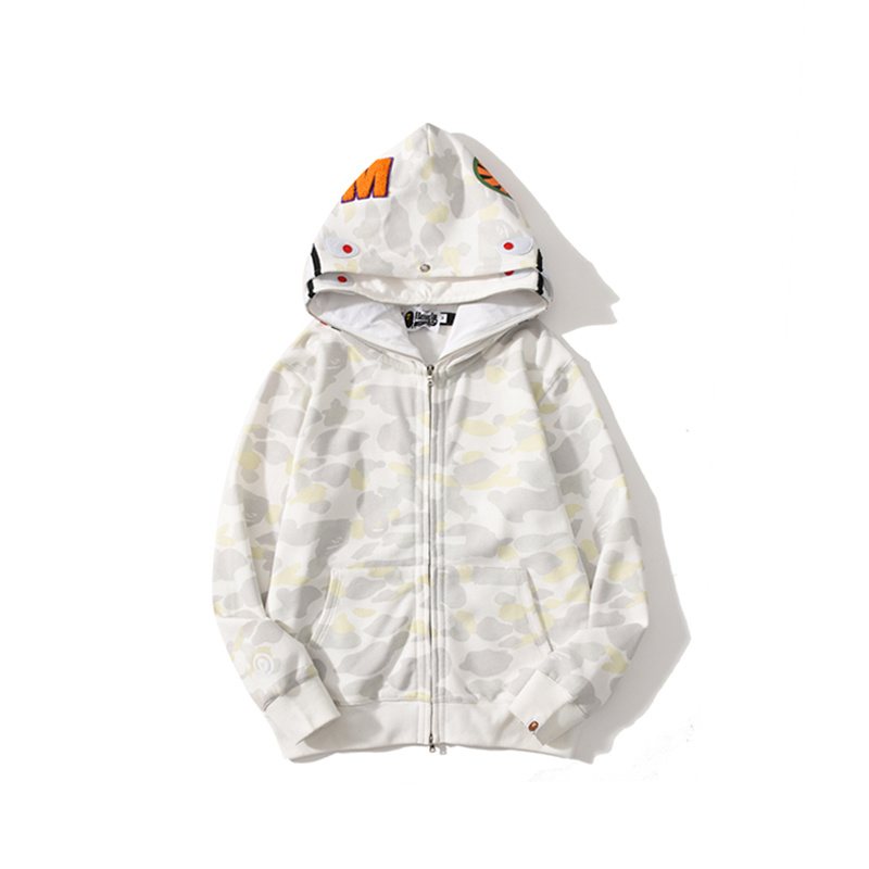 BAPE Shark WGM Camouflage Zip Hoodie